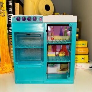 Toy Kitchen Set in Blue and White